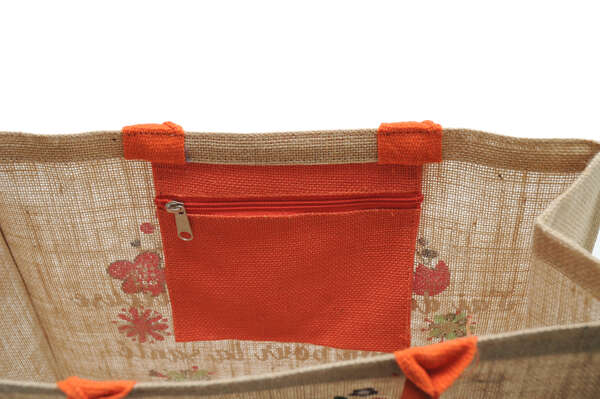 Immagine del prodotto Sacchetto in tela di iuta di lusso marca 