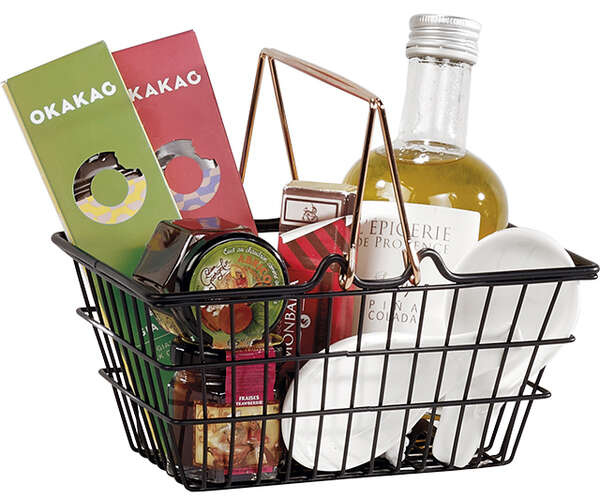 Immagine del prodotto Mini cesto metallo nero