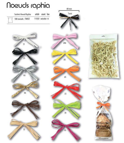Immagine del prodotto 100 Fiocchi Rafia Twist