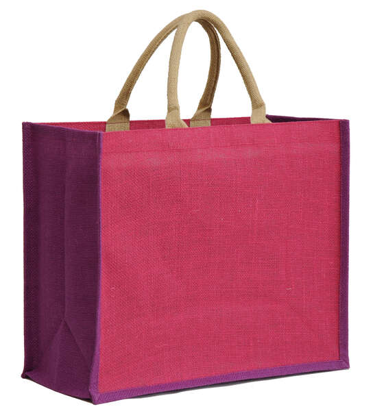 Immagine del prodotto Borsa in iuta Collezione IBIZA con tasca 420+170x350mm