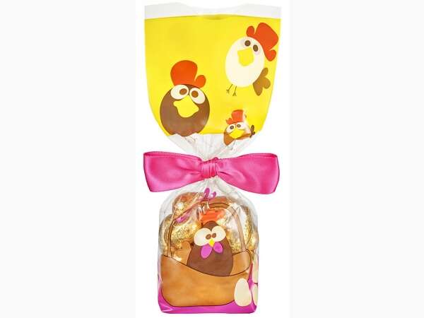 Immagine del prodotto 100 Sacchetti base cartone Pasqua - Gallina