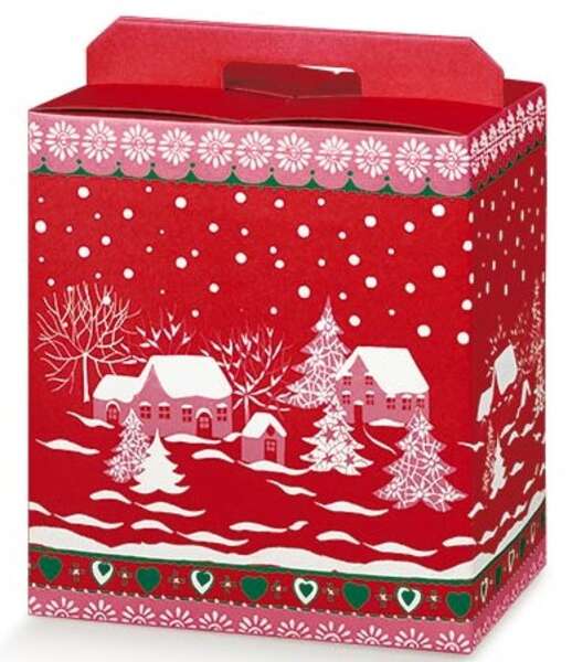 Immagine del prodotto Portapanetonne Regalo Rossa