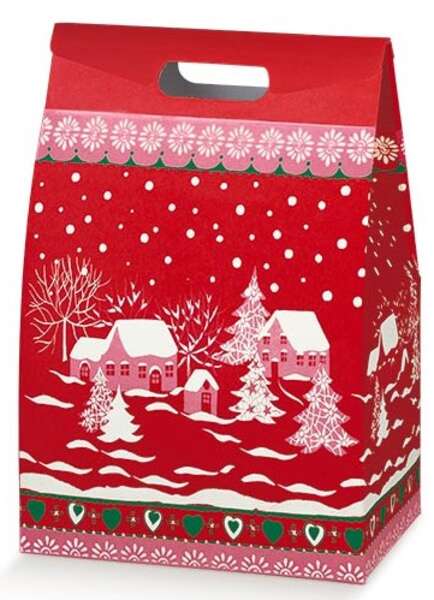 Immagine del prodotto Portapanettone Regalo Rossa
