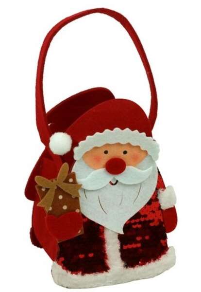 Immagine del prodotto Sacchetto feltro Babbo Natale 