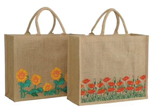 Immagine del prodotto Borsa in iuta - girasoli o tulipani 