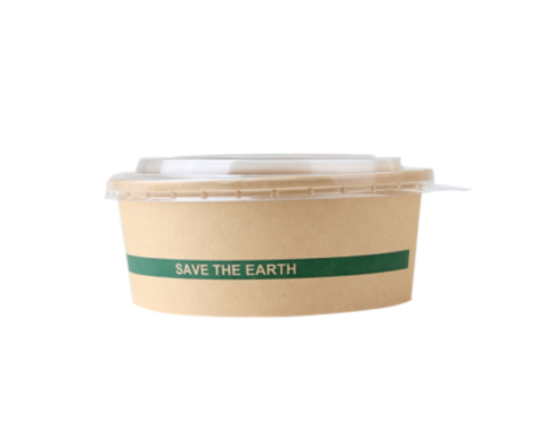 Immagine del prodotto 25 Insalatiere kraft + coperchio PET