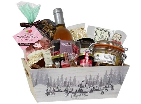 Immagine del prodotto Cesto in legno “la magia dell’inverno”