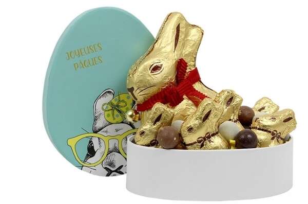 Immagine del prodotto Scatola porta biglietti per uova di Pasqua “Conigli”