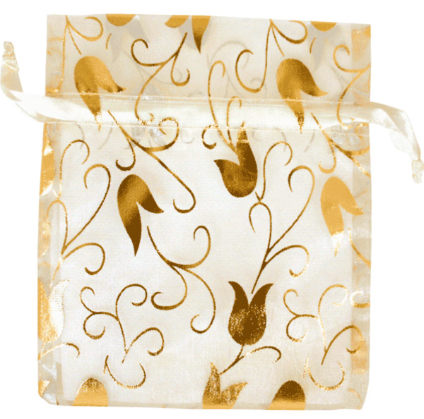 Immagine del prodotto Sacchetti organza con chiusura Oro