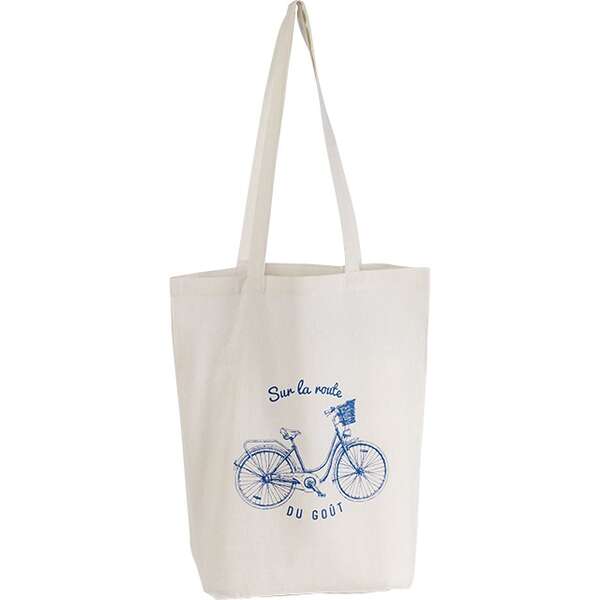 Immagine del prodotto Borsa in cotone naturale con decoro “Bicicletta”