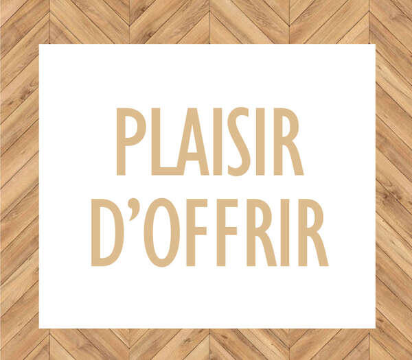 Immagine del prodotto Etichetta “Il piacere di donare”.