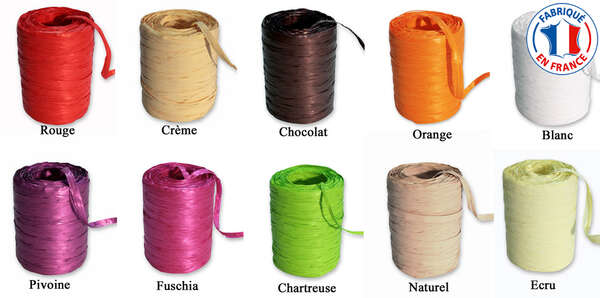 Immagine del prodotto Bobine di rafia colorata