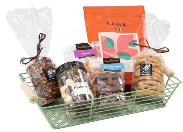 Immagine del prodotto Cestino rettangolare in metallo verde “Wild”