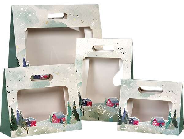 Immagine del prodotto Paper Bag Pouch collezione “Campagna Innevata”
