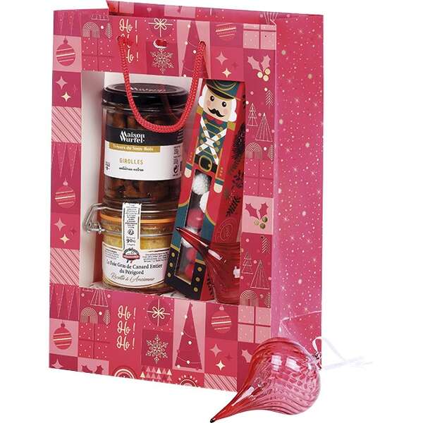 Immagine del prodotto Borsa con finestra in carta Festive Mosaic Collection