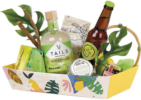 Immagine del prodotto Cestino Rettangolare in Cartone Collezione “Citrus Garden”