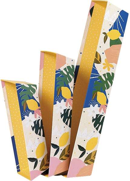 Immagine del prodotto Cestino Rettangolare in Cartone Collezione “Citrus Garden”.
