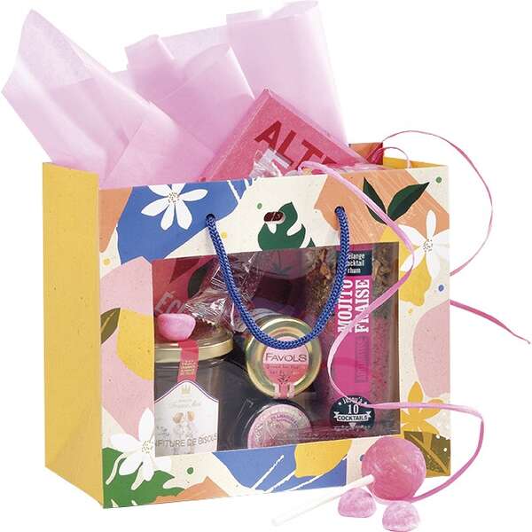 Immagine del prodotto Borsa con finestra in carta Collezione “Citrus Garden”