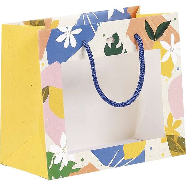 Immagine del prodotto Borsa con finestra in carta Collezione “Citrus Garden”
