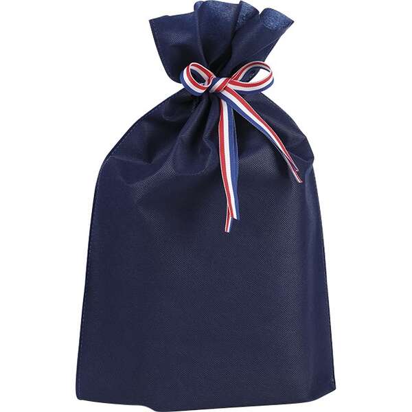 Immagine del prodotto Borsa in TNT di polipropilene Collezione “Navy Blue Tricolor Ribbon”.