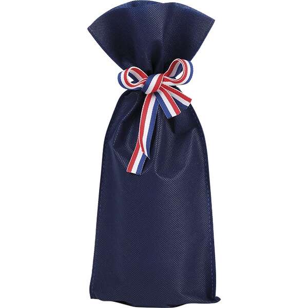 Immagine del prodotto Borsa in TNT di polipropilene Collezione “Navy Blue Tricolor Ribbon”.