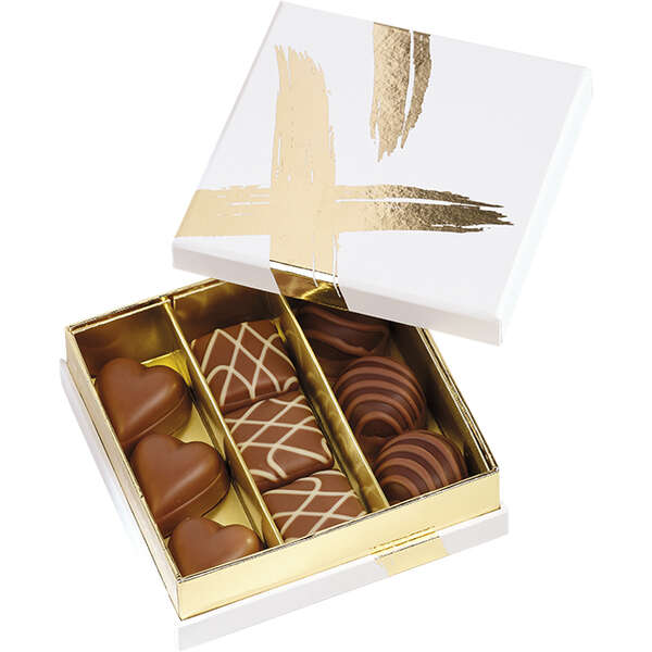 Immagine del prodotto Scatola Quadrata in Cartone di Cioccolato Collezione “Signature”