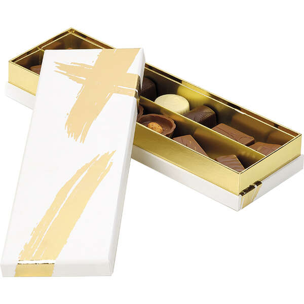 Immagine del prodotto Scatola rettangolare in cartone cioccolato 2 file collezione “Signature”
