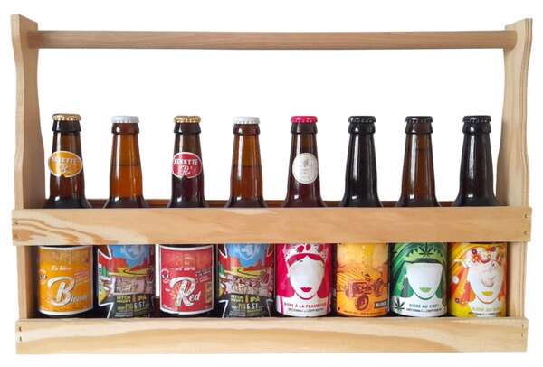 Immagine del prodotto Scatola a forma di bottiglia 8x33cl Collo Lungo