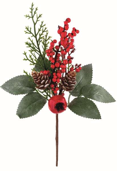 Immagine del prodotto Pick  Decorazione foglie rosse
