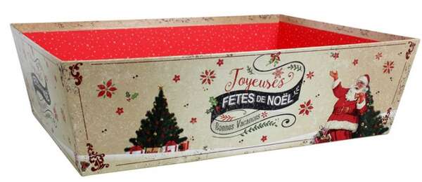 Immagine del prodotto Cesto quadrato “Buon Natale”