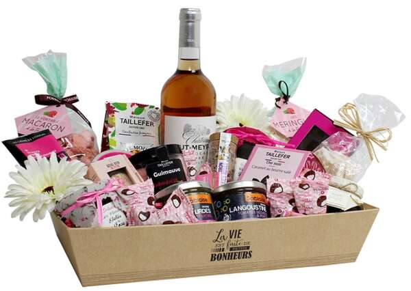 Immagine del prodotto Cestino Kraft “La vita è fatta di piccole gioie”