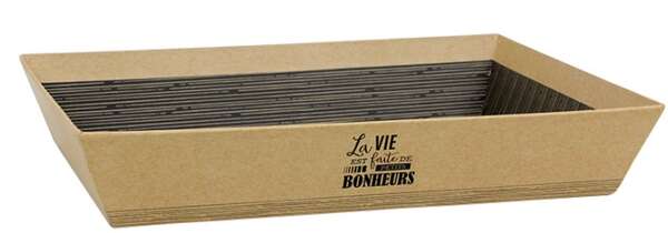 Immagine del prodotto Cestino Kraft “La vita è fatta di piccole gioie”