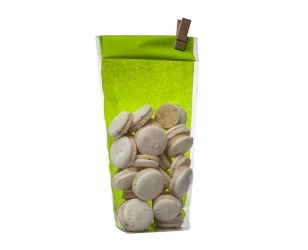 Immagine del prodotto SACCHETTI STAMPATI Decorazione tela di iuta verde