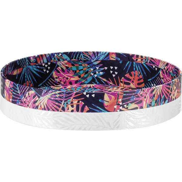 Immagine del prodotto Cestino rotondo in cartone Bianco e tropicale