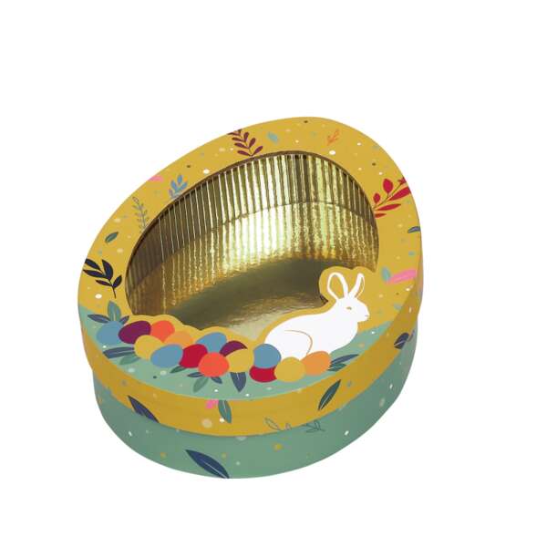 Immagine del prodotto Scatola di cartone a forma di uovo per una caccia ai dolci