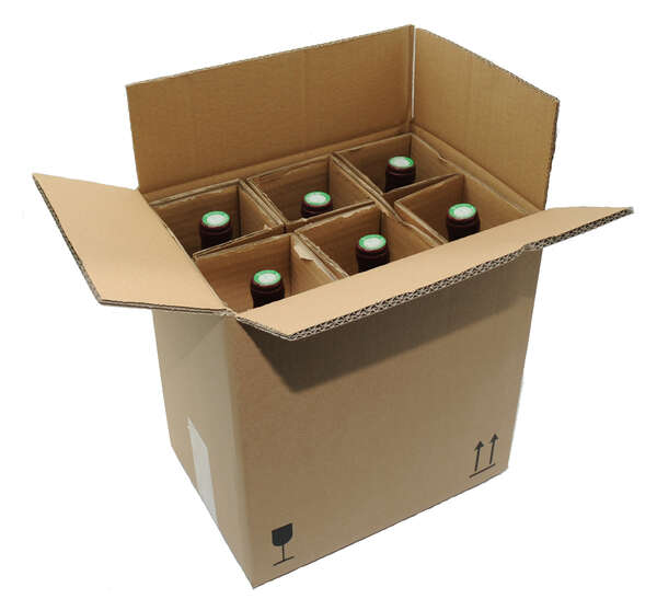 Immagine del prodotto Cartone per la spedizione di 6 bottiglie da 75 cl