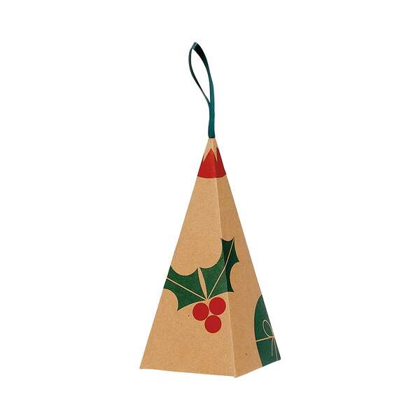 Immagine del prodotto PIRAMIDE NATALE NATURALE in carta kraft
