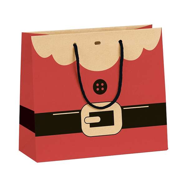 Immagine del prodotto sacchetto di carta kraft di Babbo Natale