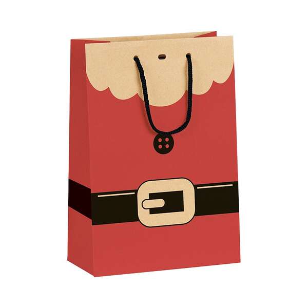 Immagine del prodotto sacchetto di carta kraft di Babbo Natale