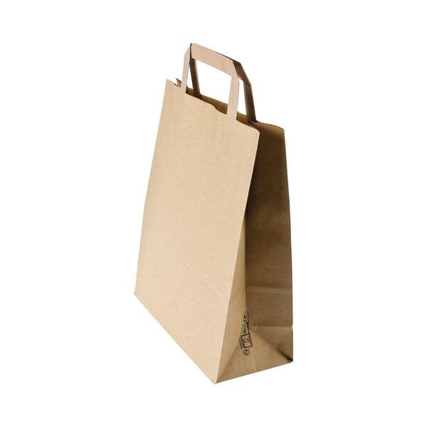 Immagine del prodotto Borse tote in carta kraft con manici piatti