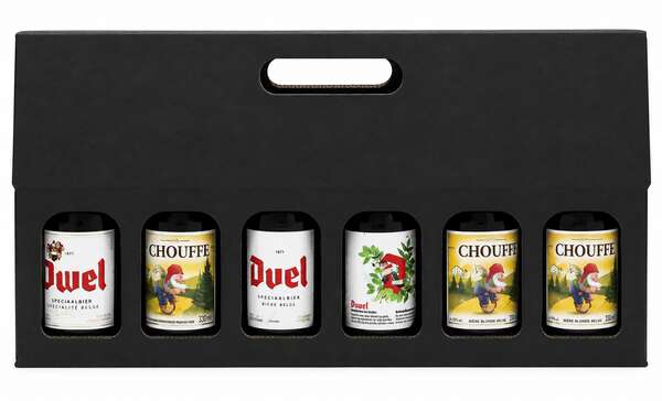 Immagine del prodotto Confezione STEINIE per 6 bottiglie da 33 cl in fila – Nero