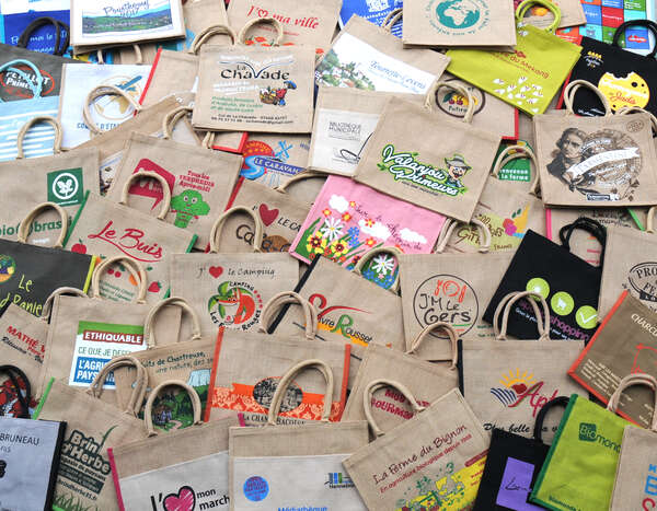 Immagine del prodotto Tote bag di iuta + marcatura