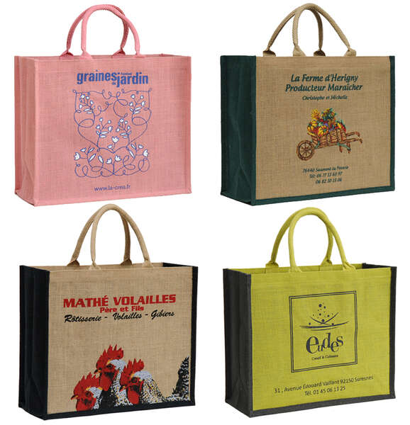 Immagine del prodotto Tote bag di iuta + marcatura