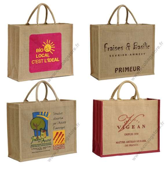 Immagine del prodotto Tote bag di iuta + marcatura