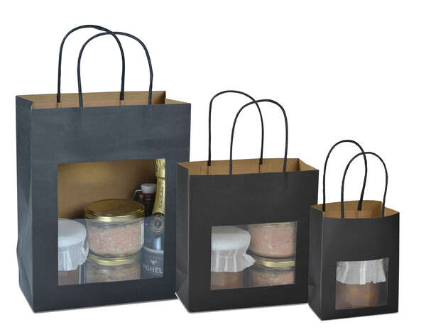 Immagine del prodotto Borsa in carta kraft con finestra