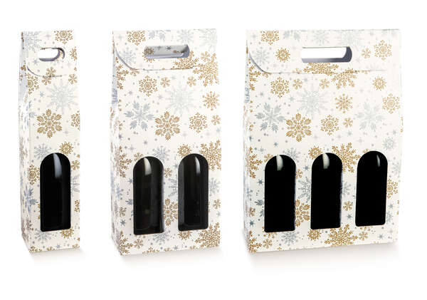 Immagine del prodotto Scatola 1, 2, 3 bottiglie con finestra Collezione CRYSTAL