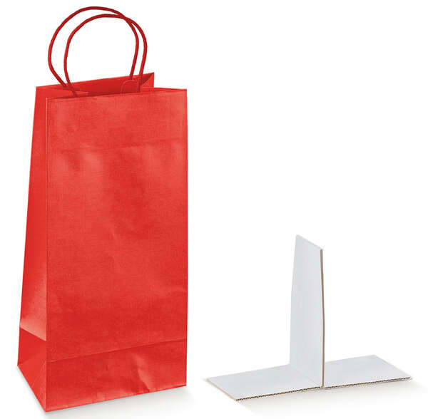 Immagine del prodotto Borsa in carta kraft - Collezione SETA ROSSO