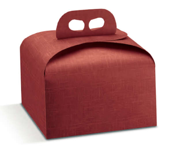 Immagine del prodotto Portapanettone bordeaux con manico