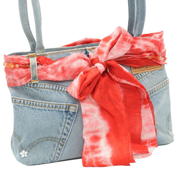 Immagine del prodotto Borsa fatta a mano in jeans 3 colori