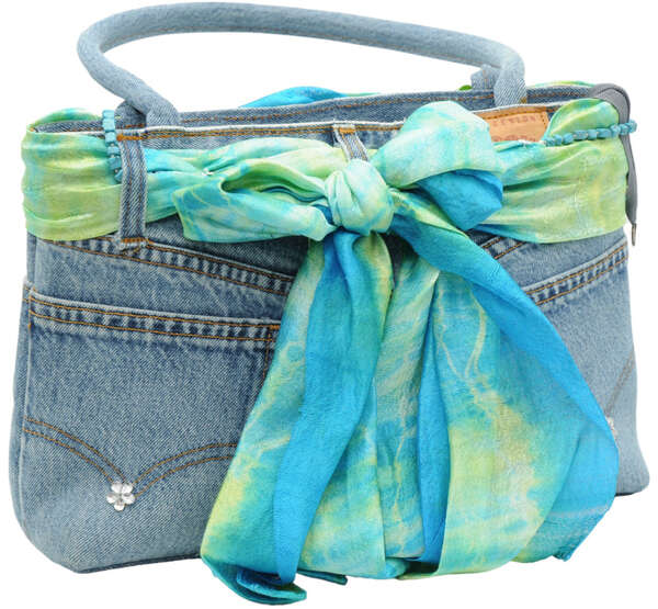 Immagine del prodotto Borsa fatta a mano in jeans 3 colori